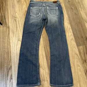 BKE Denim Kate‎ Bootcut Jeans Women's Size 32X30" Distressed Embroidered Pockets